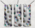 Sea Horse Puffy 20 oz Skinny Tumbler