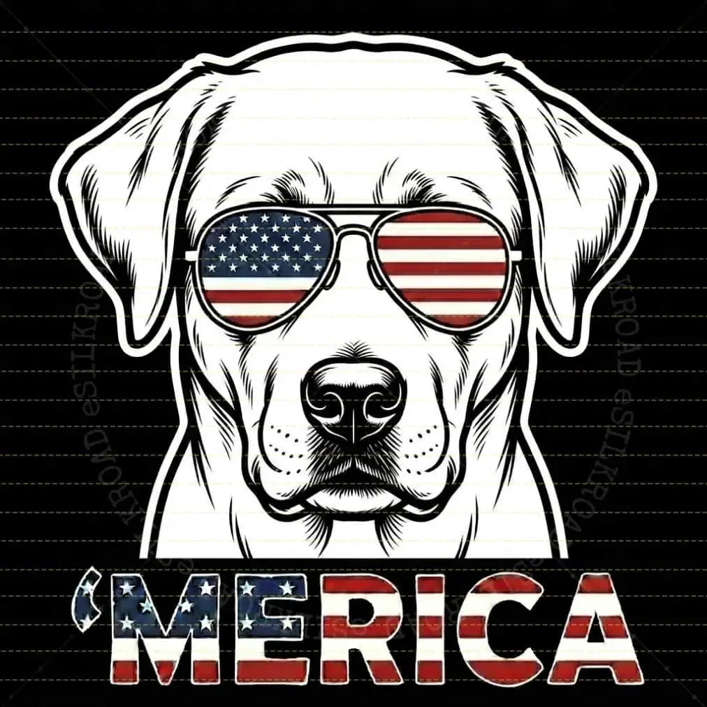 "Patriotic Pups" 4th of July Dog Lover T-Shirt