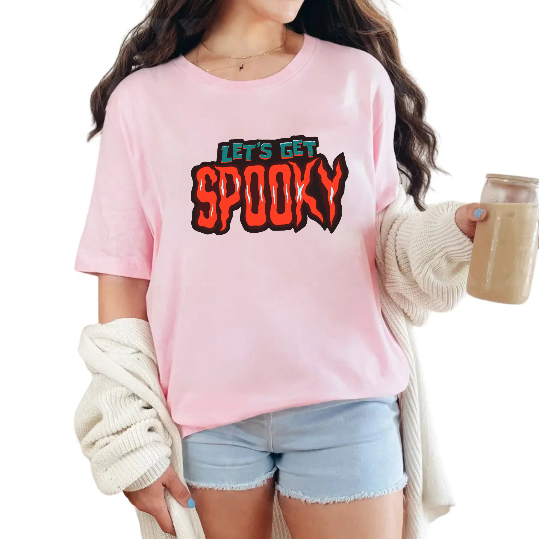 Let’s Get Spooky T-Shirt – Funny Halloween Graphic Tee, Unisex Fall Shirt for Ghost Season & Costume Parties