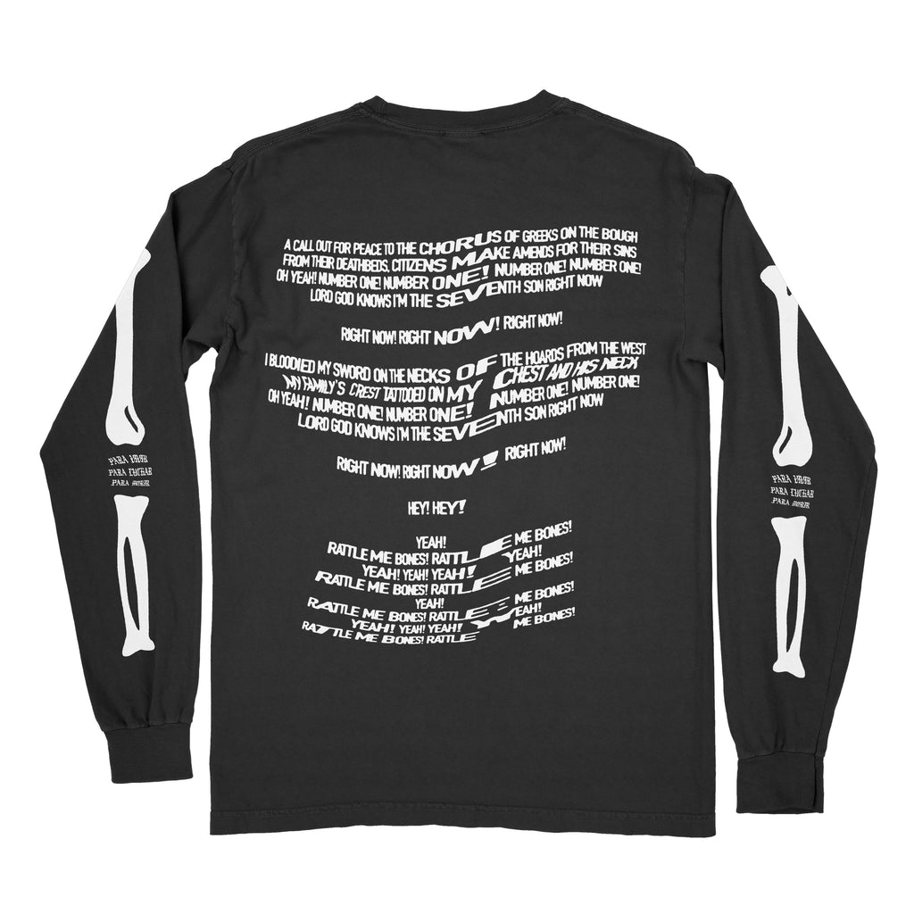 Riverboat Gamblers "Rattle Me Bones" Long Sleeve Tee Shirt