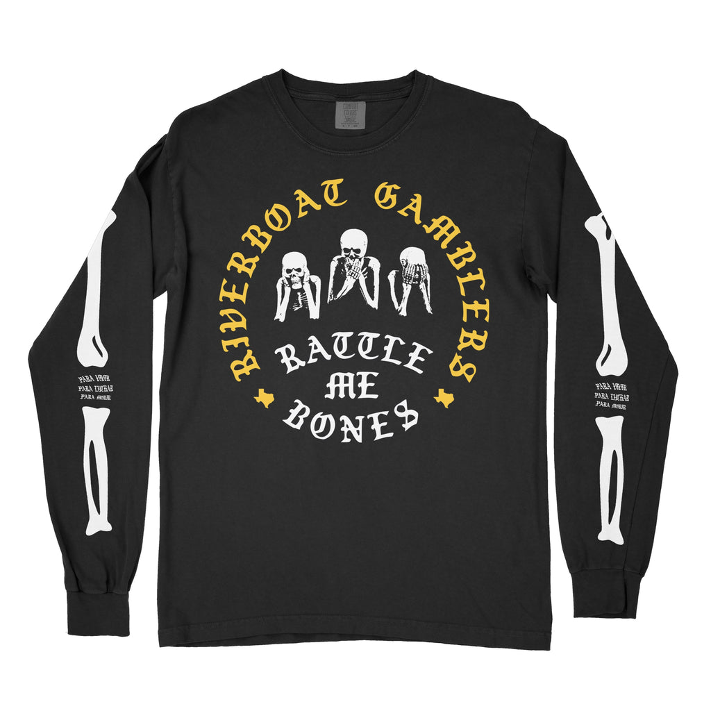 Riverboat Gamblers "Rattle Me Bones" Long Sleeve Tee Shirt