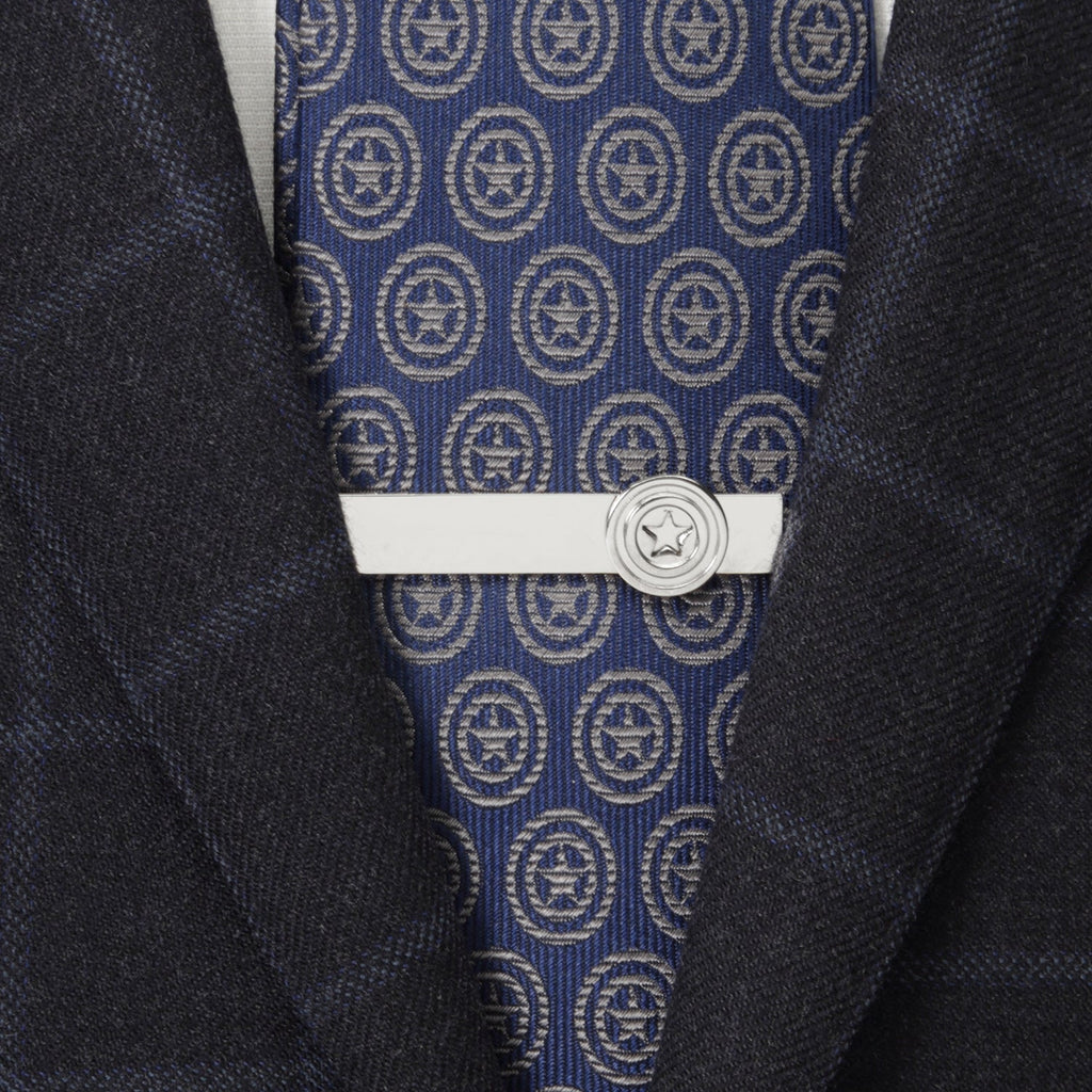 Marvel Captain America Hidden Message Tie Bar
