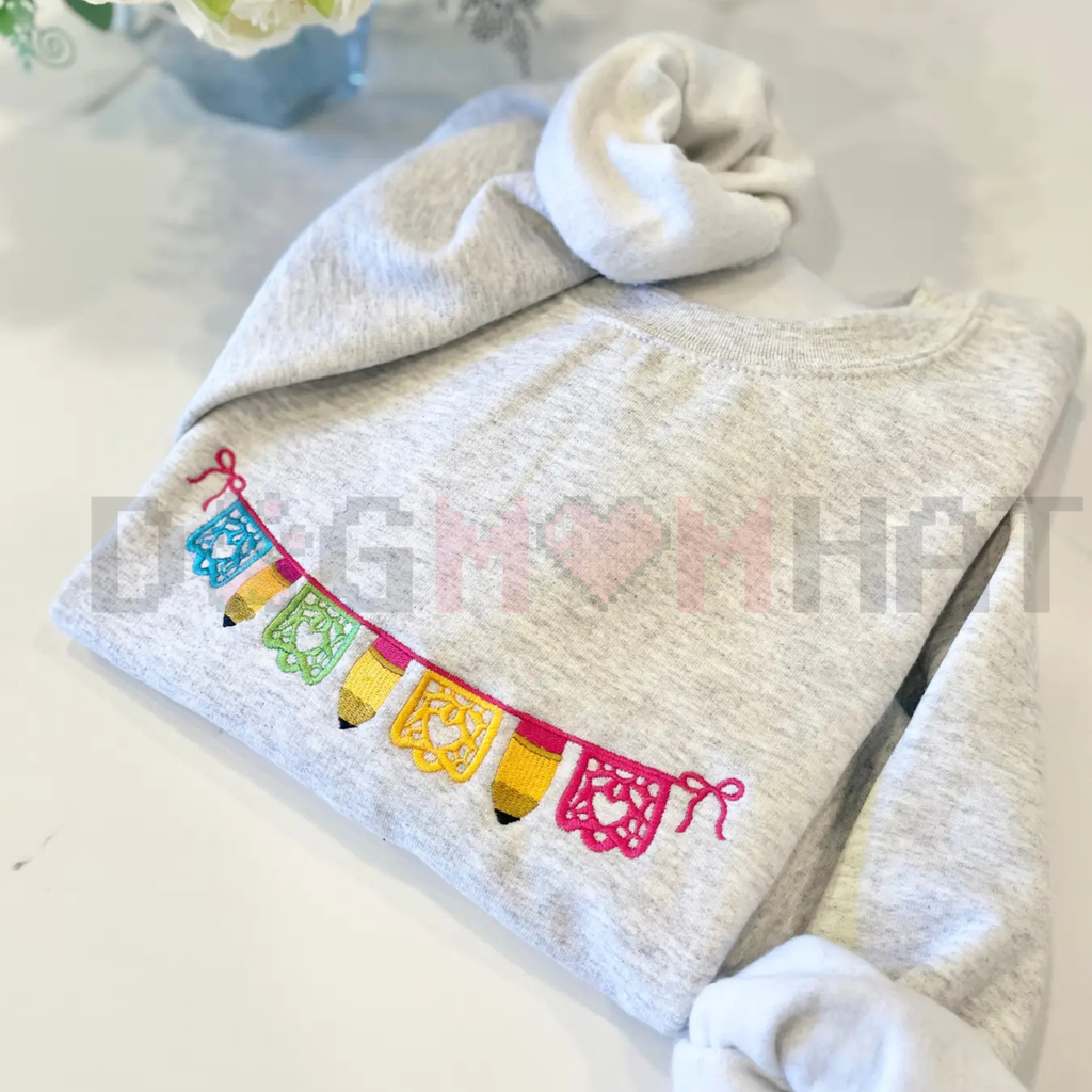 Maestra Papel Picado Embroidered Sweatshirt