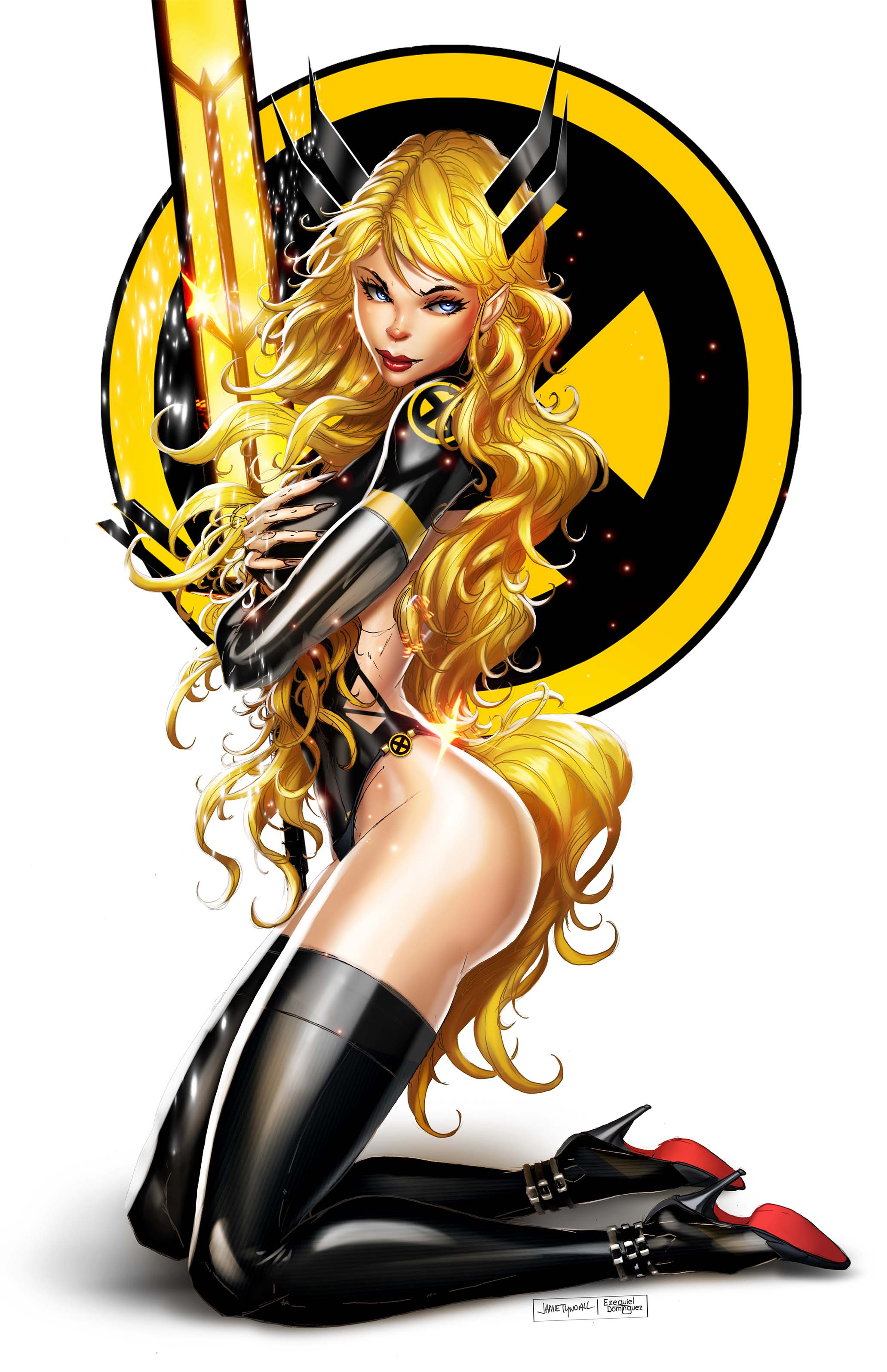 2025 Mutant Sorceress Kneeling Cosplay Comic