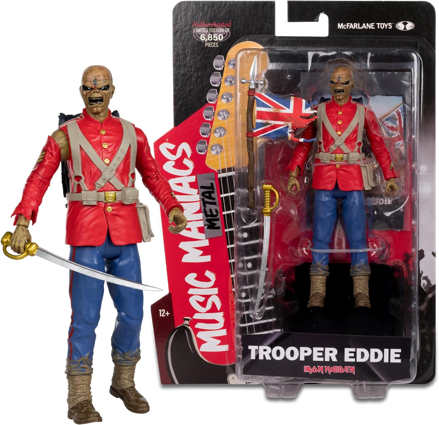McFarlane Music Maniacs Iron Maiden Eddie Action Figure Limited Edition
