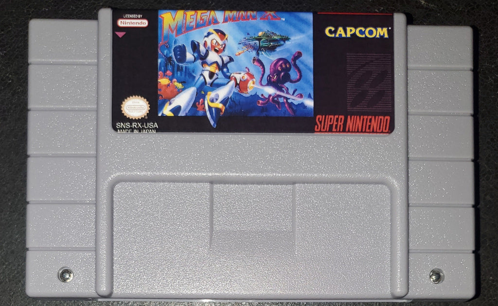 Mega Man X SNES Video Game Cartridge Super Nintendo 1993