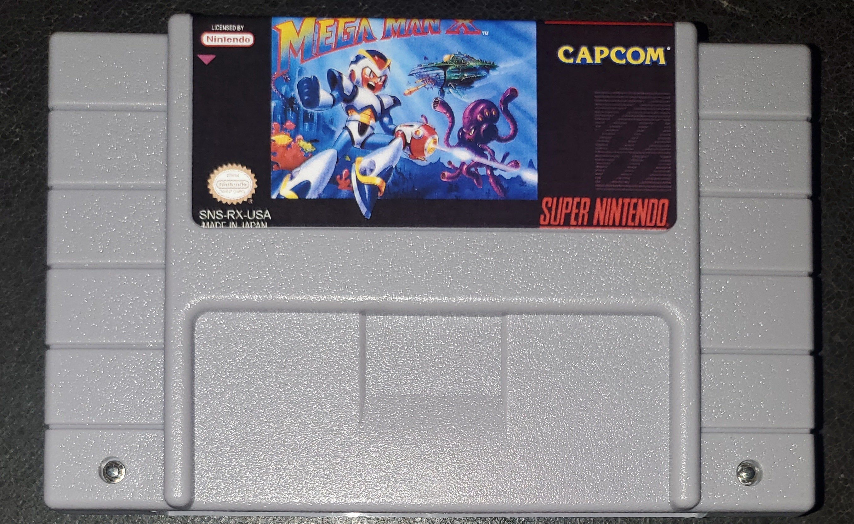 Mega Man X SNES Video Game Cartridge Super Nintendo 1993