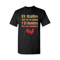 Men's Red Rooster Art T-Shirt – Quality Black Tee for Enthusiasts