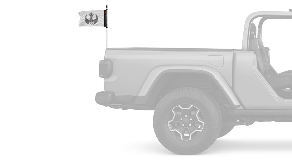 Star Wars Jedi Order 12"x18" Forever Wave Flag for Jeep Wrangler JLU 4-Door 2018-Present