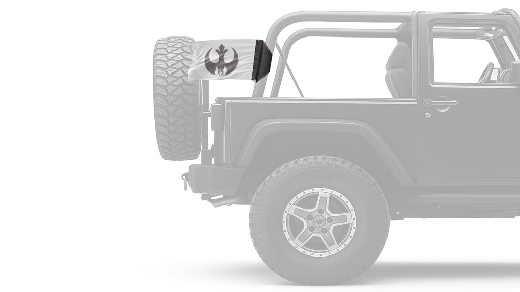 Star Wars Jedi Order 12"x18" Forever Wave Flag for Jeep Wrangler JL 2-Door 2018-Present