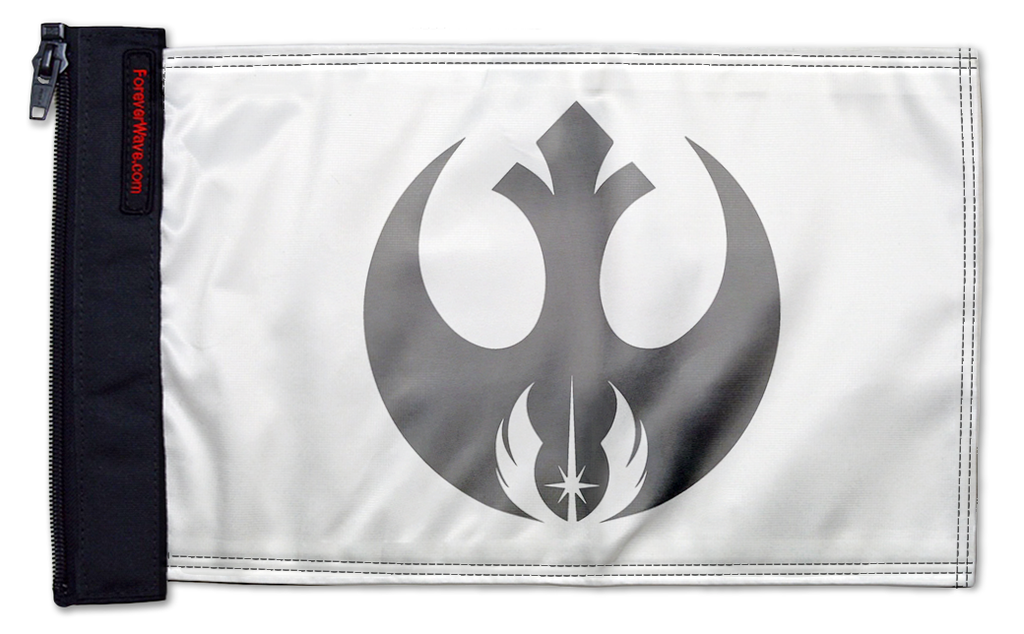 Star Wars Jedi Order 12"x18" Forever Wave Flag for Jeep Wrangler JLU 4-Door 2018-Present