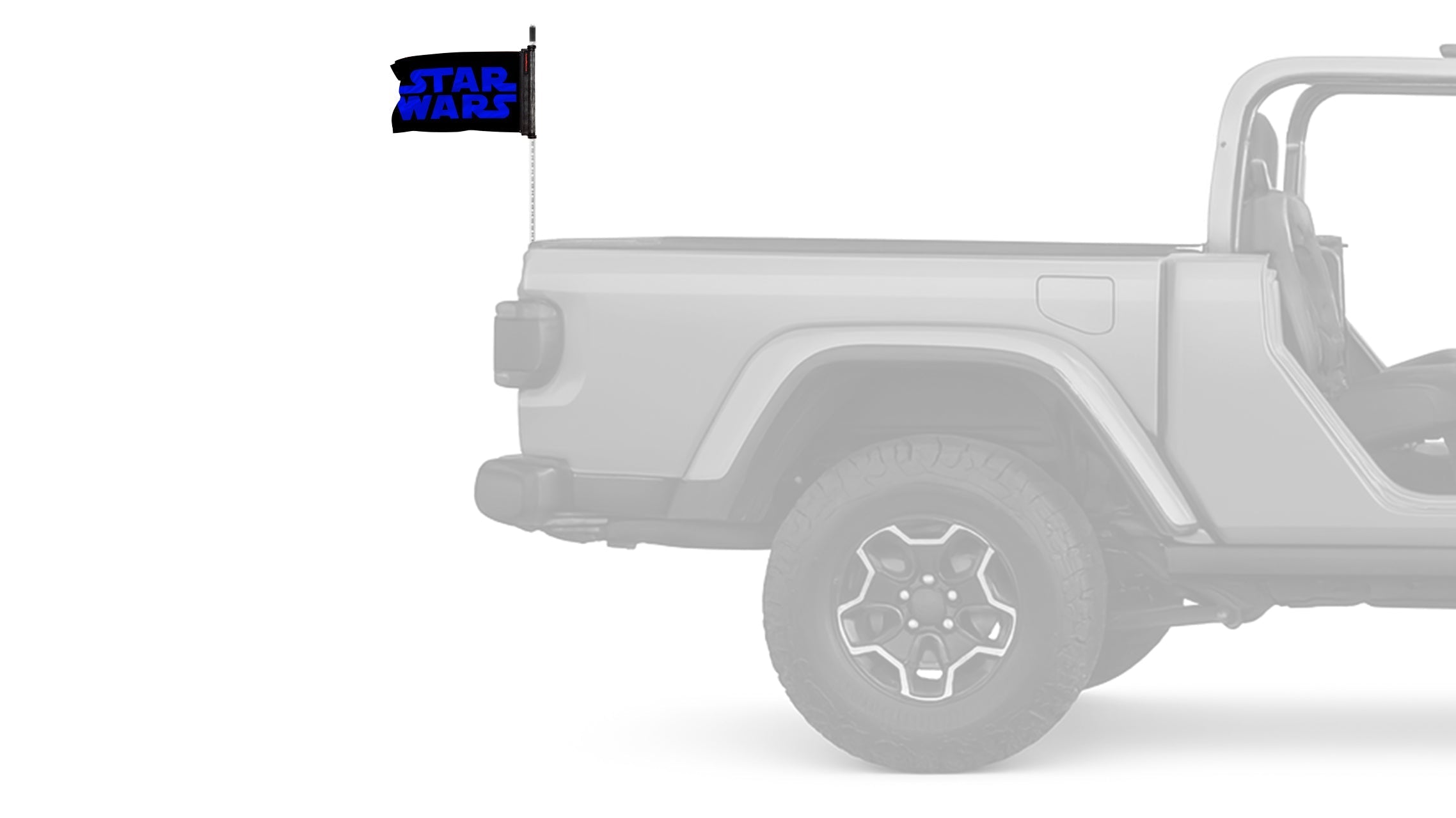 Star Wars 12"x18" Forever Wave Flag for Jeep Wrangler TJ 1996-2006