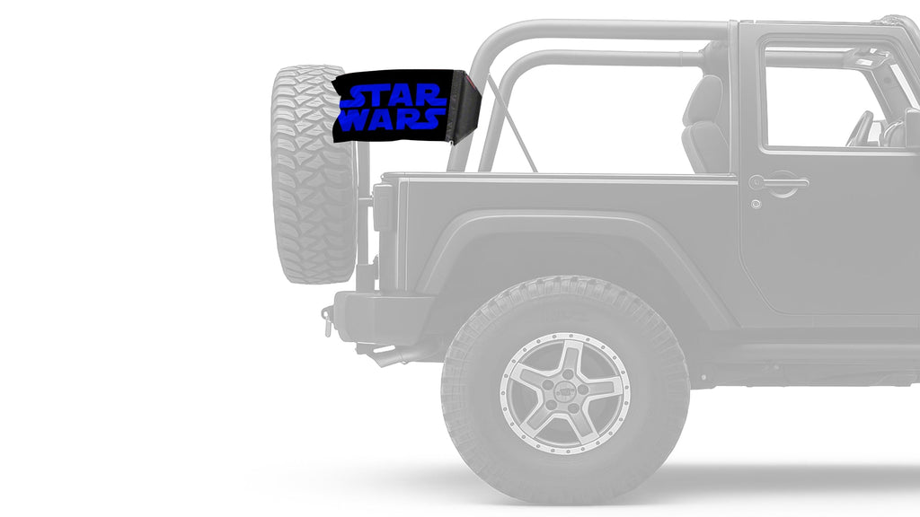 Star Wars 12"x18" Forever Wave Flag for Jeep Wrangler CJ-7 and CJ-8 1976-1986