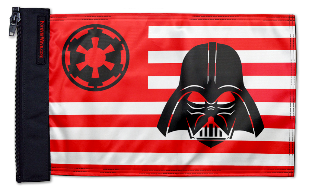 Star Wars Vader Imperial 12"x18" Forever Wave Flag