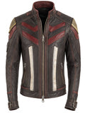 Musa Red Leather Jacket – Bold &amp; Premium Red Leather Jacket for Men