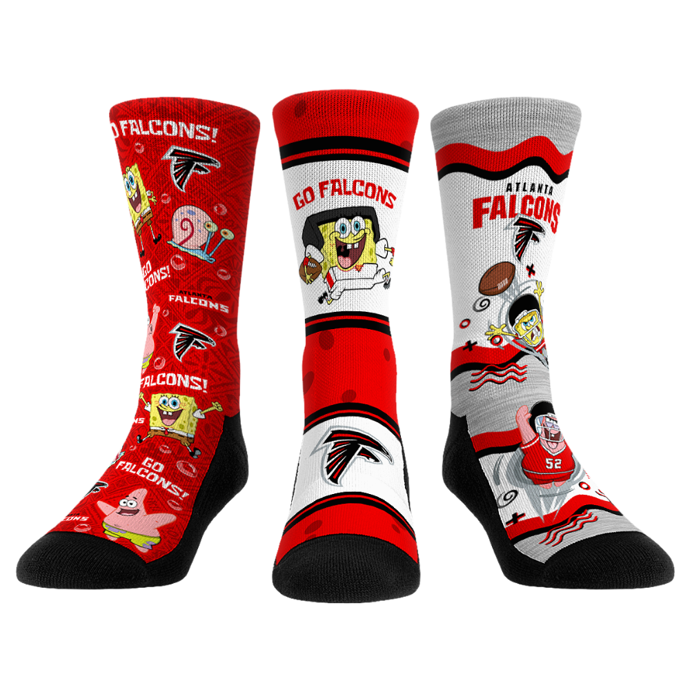 Atlanta Falcons - SpongeBob SquarePants - 3-Pack