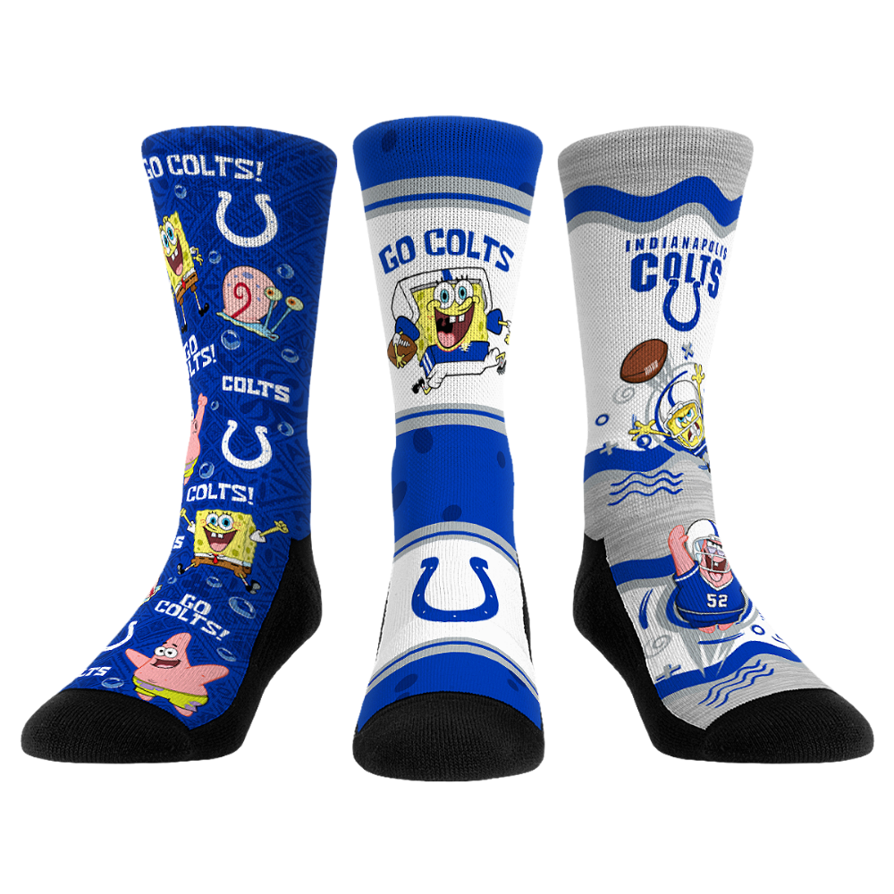 Indianapolis Colts - SpongeBob SquarePants - 3-Pack