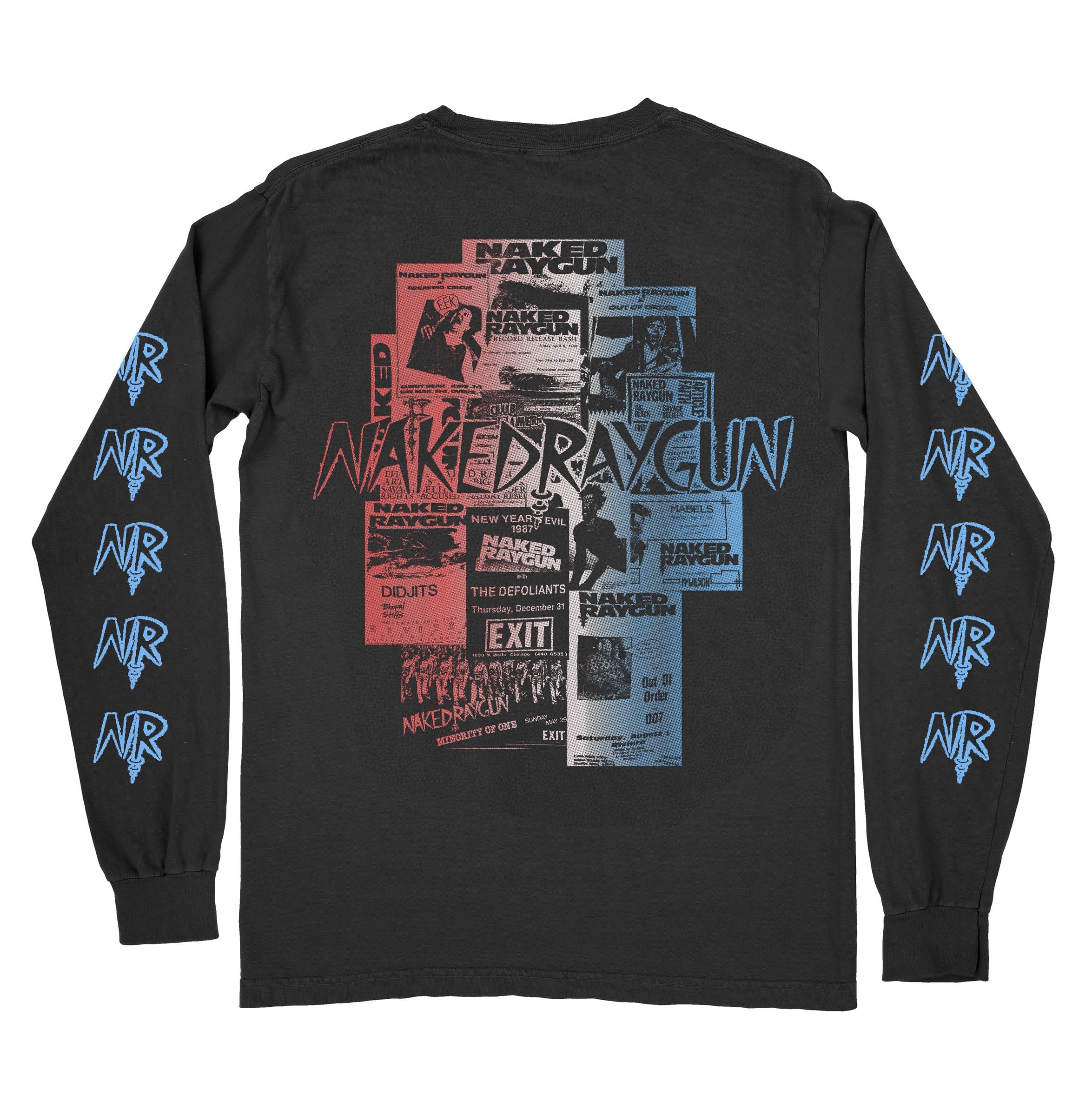 Naked Raygun "Flier" Long Sleeve Tee Shirt