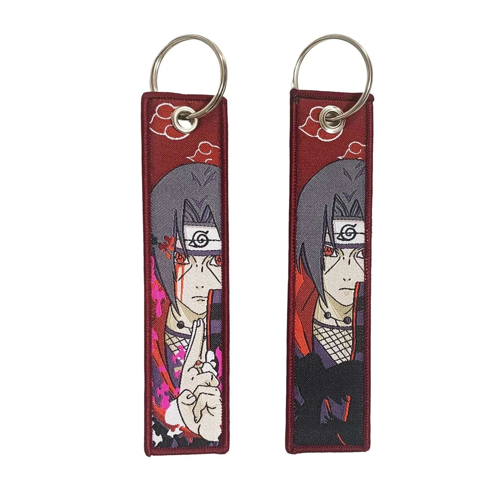 Naruto Shippuden Keychains Anime Key Chain Car Accessories