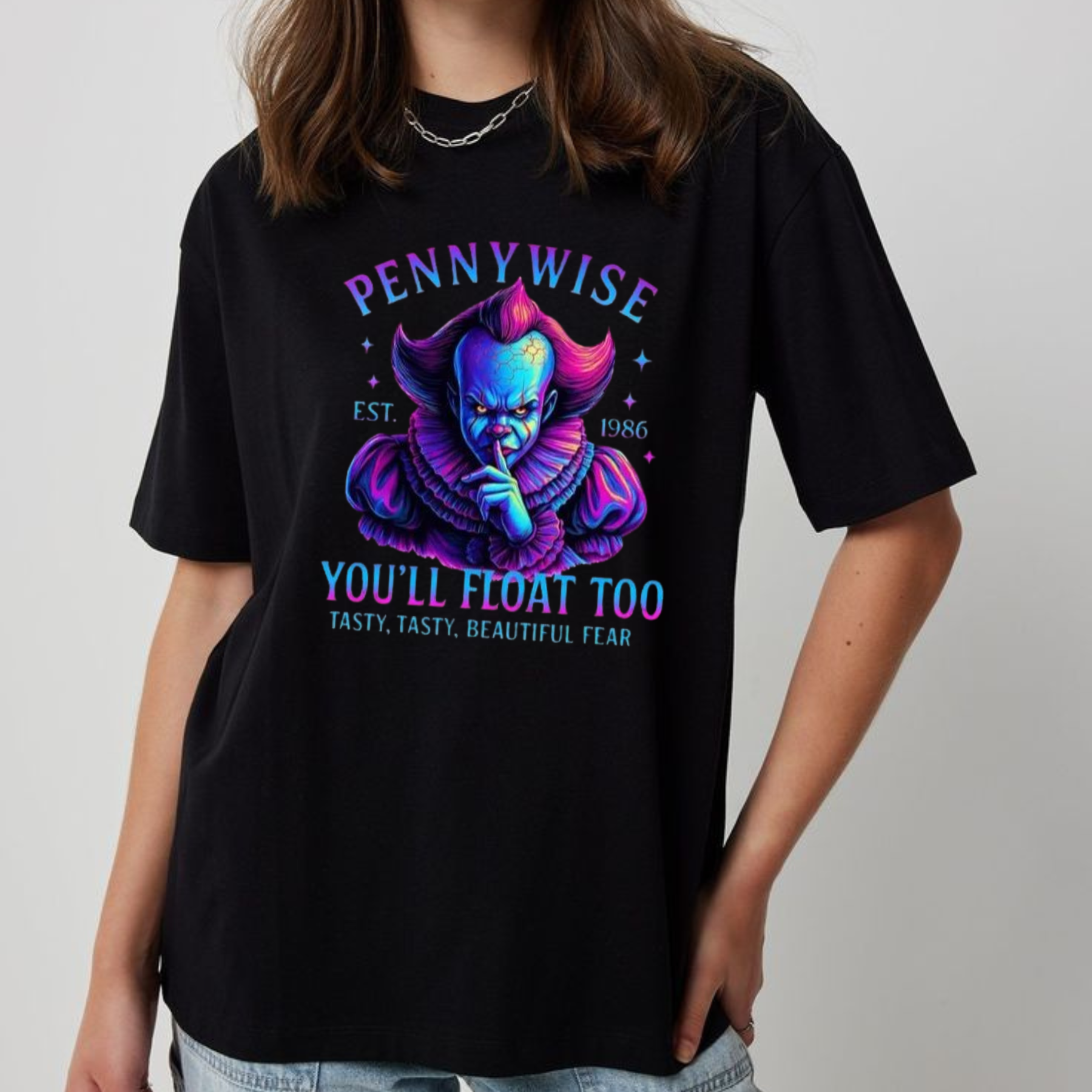 Horror Characters T-Shirt – Retro Halloween Shirt