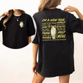 "New Souls" Funny Meme T-Shirt – Meowl Cat & Owl Brainrot Tee