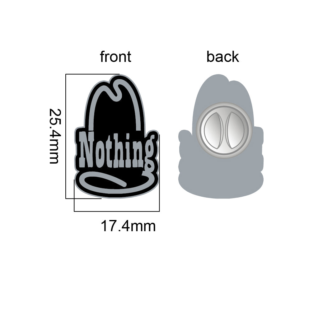 @NihilistArbys "Nothing" Enamel Pin