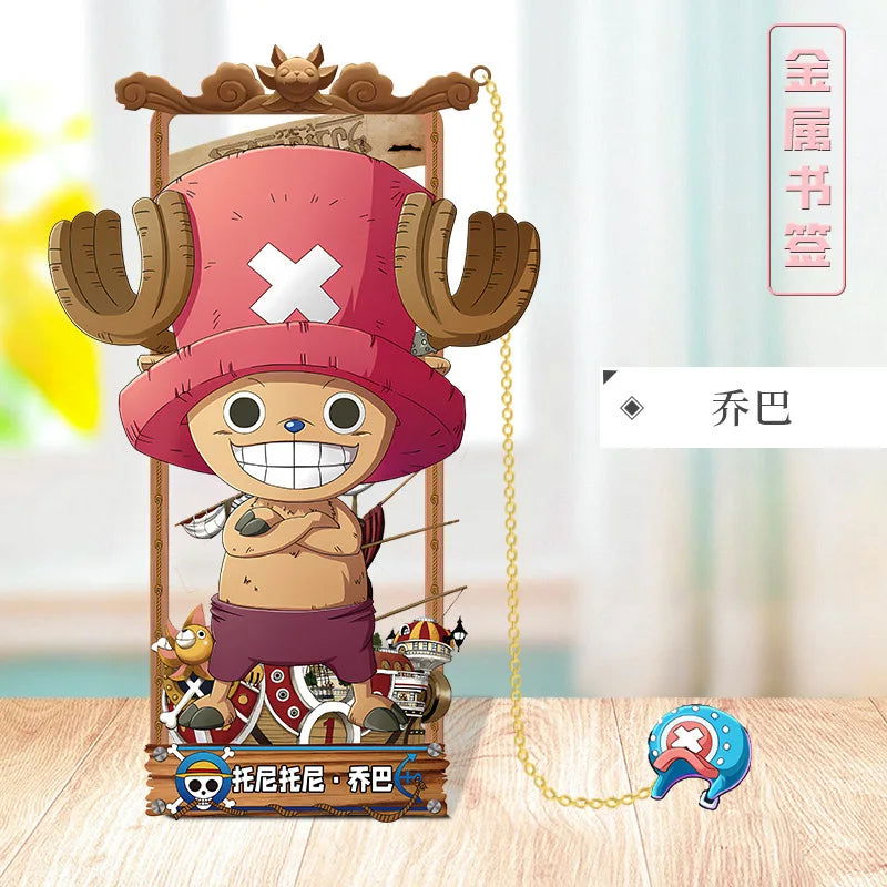 ONE PIECE Metal Bookmarks with Various Design Characters for Anime Fans