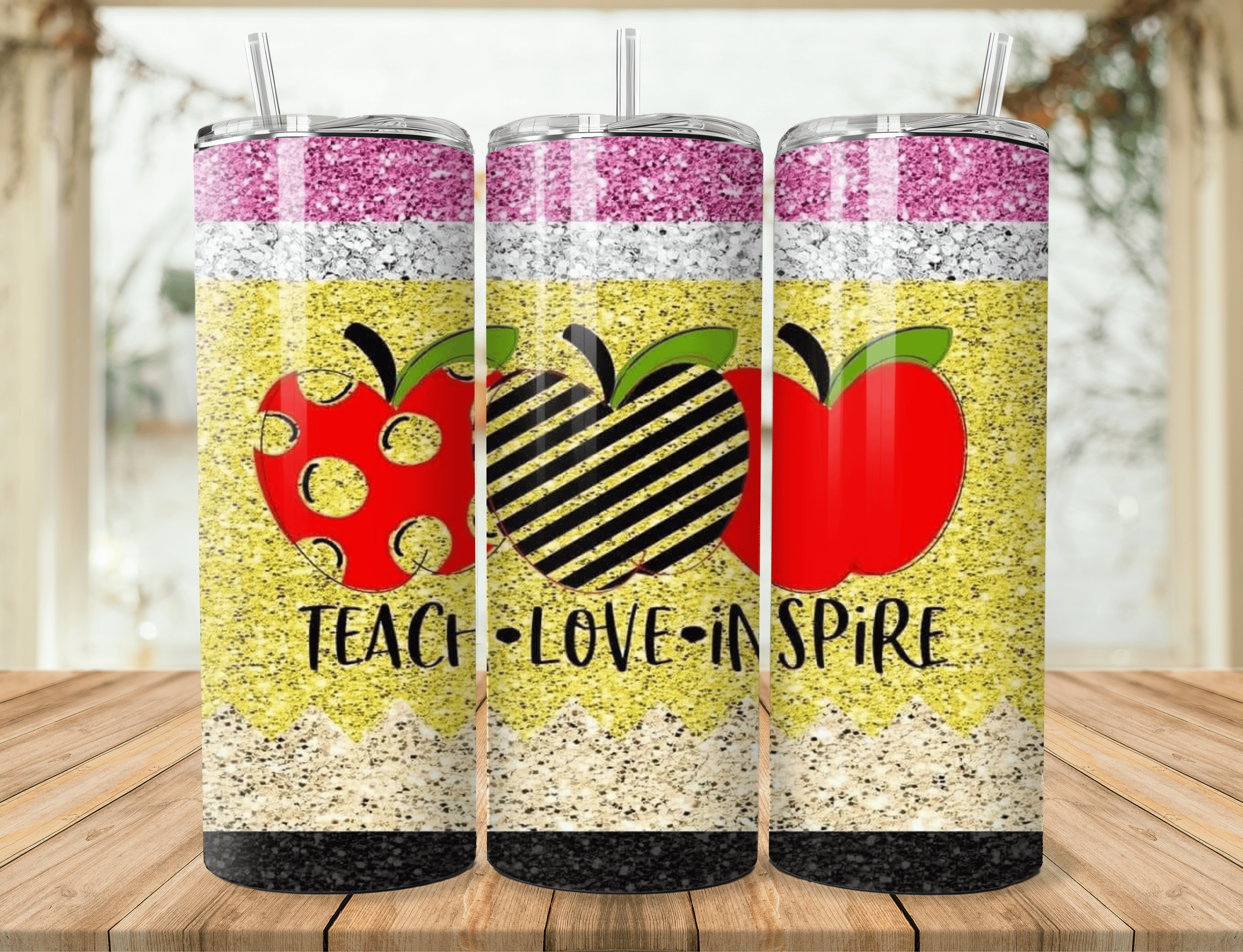 Teacher-Themed Stainless Steel Tumbler – Thoughtful & Colorful Gift
