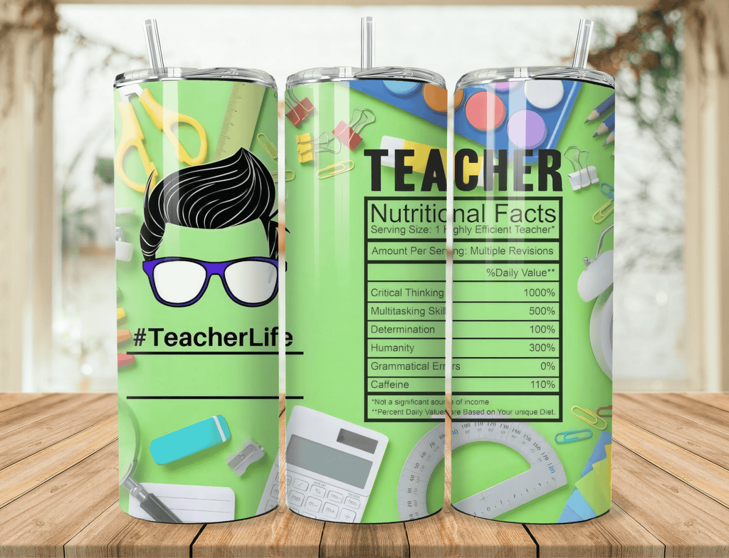 Teacher Stainless Steel Tumbler – Inspirational & Personalized Designs
