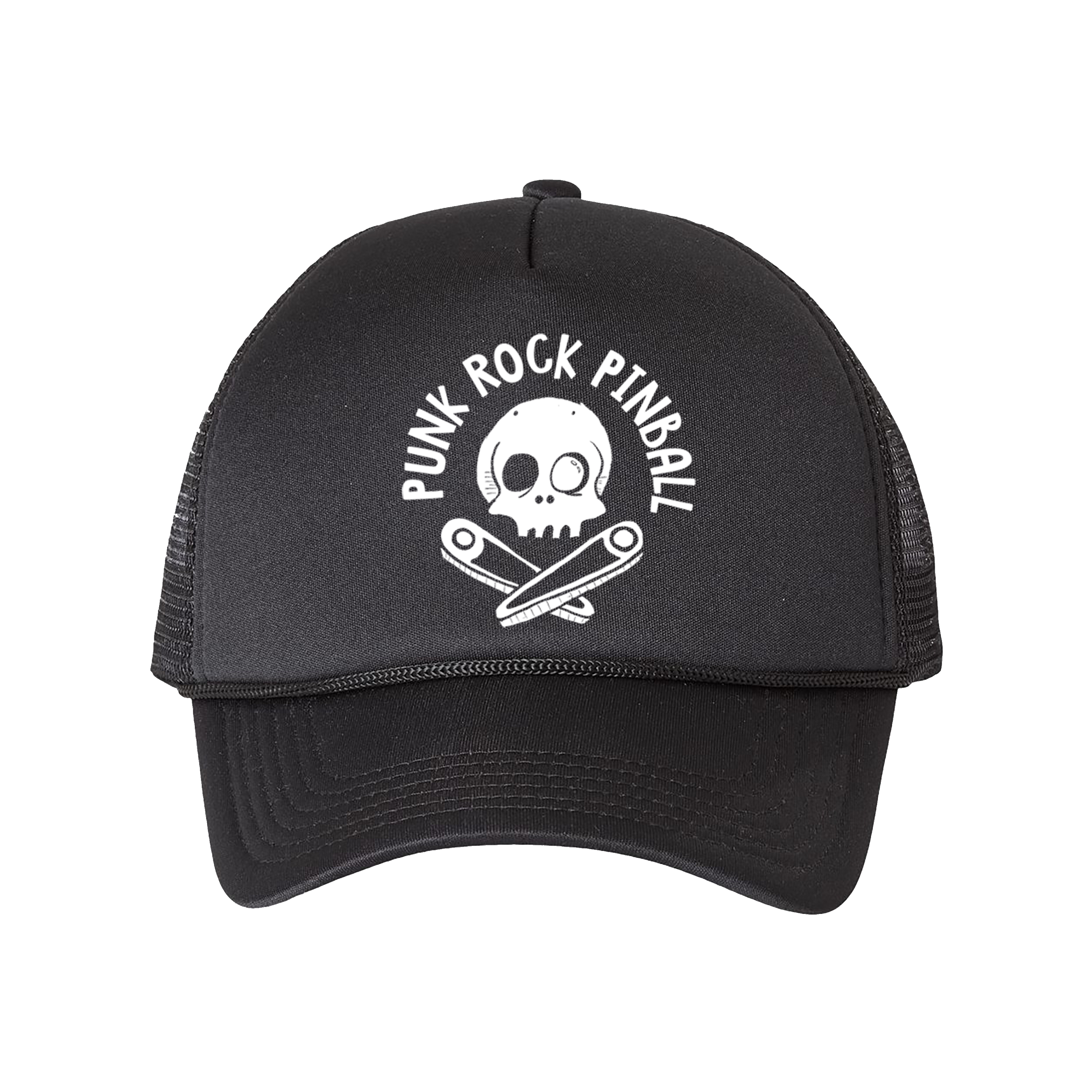 Punk Rock Pinball Trucker Hat