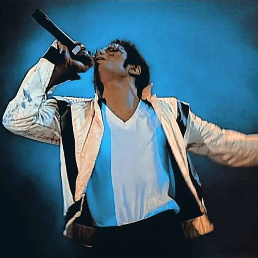 Thriller Michael Jackson White Leather Jacket