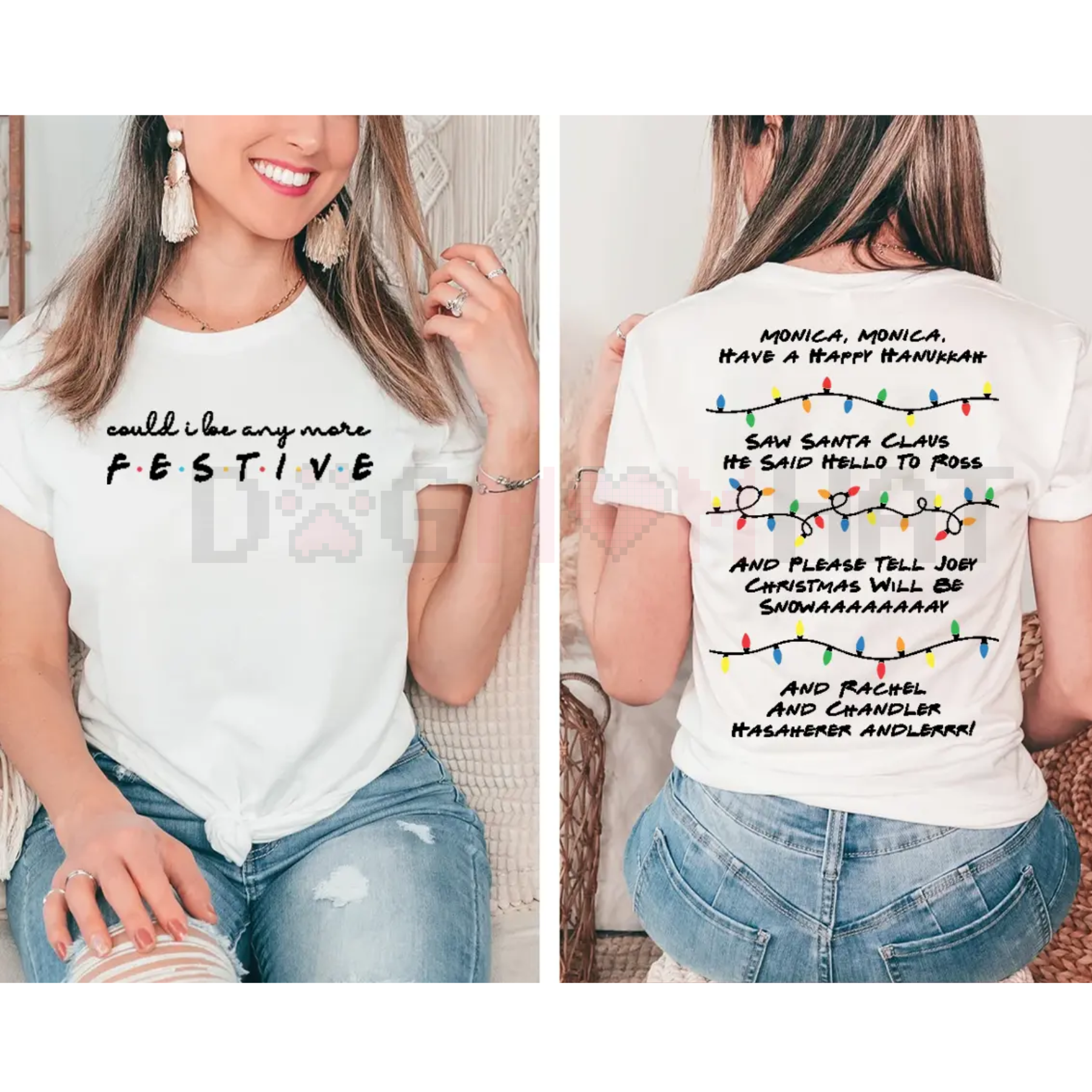Phoebe Buffay "Smelly Cat" Christmas T-Shirt