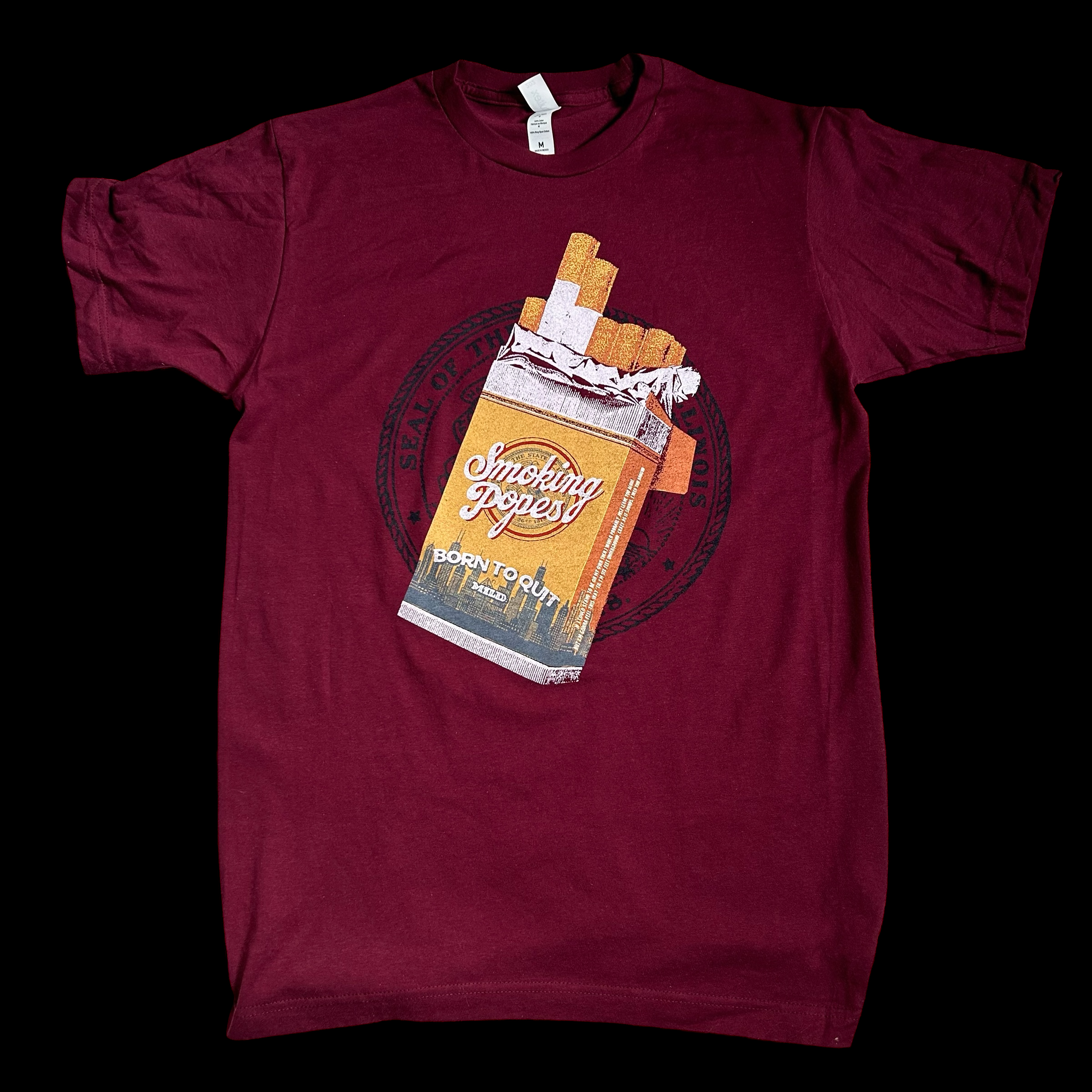 Smoking Popes "Born To Quit Cigs" Tee Shirts