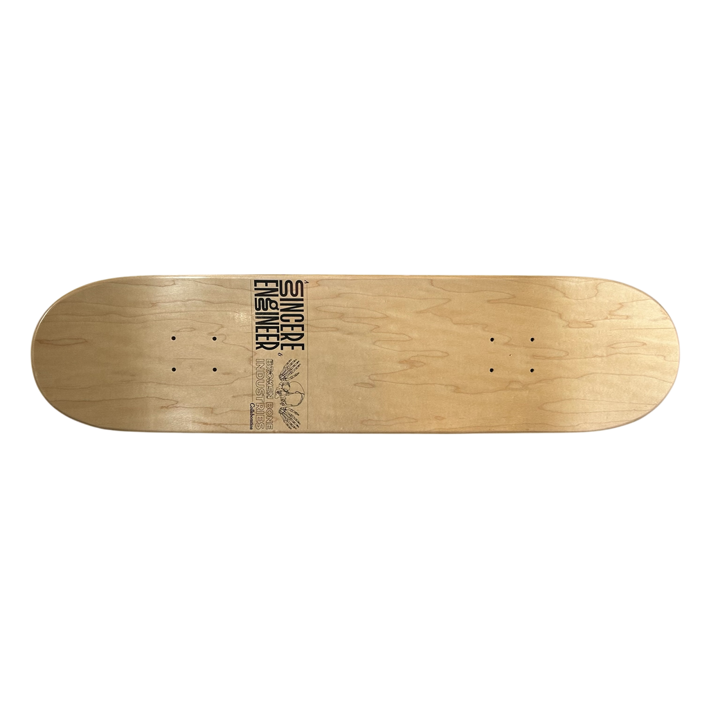 Sincere Engineer "Corn Dog Skeleton" Skate Deck