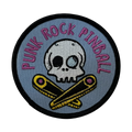 Punk Rock Pinball Iron On Patch