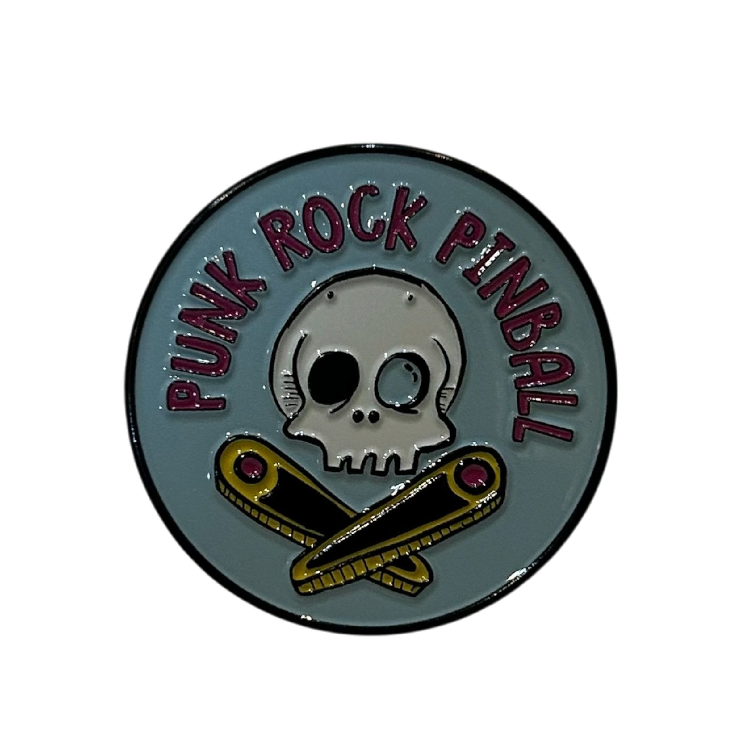 Punk Rock Pinball Enamel Pin