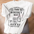 Pro-Immigrant "I'll Take My W Neat F ICE" T-Shirt