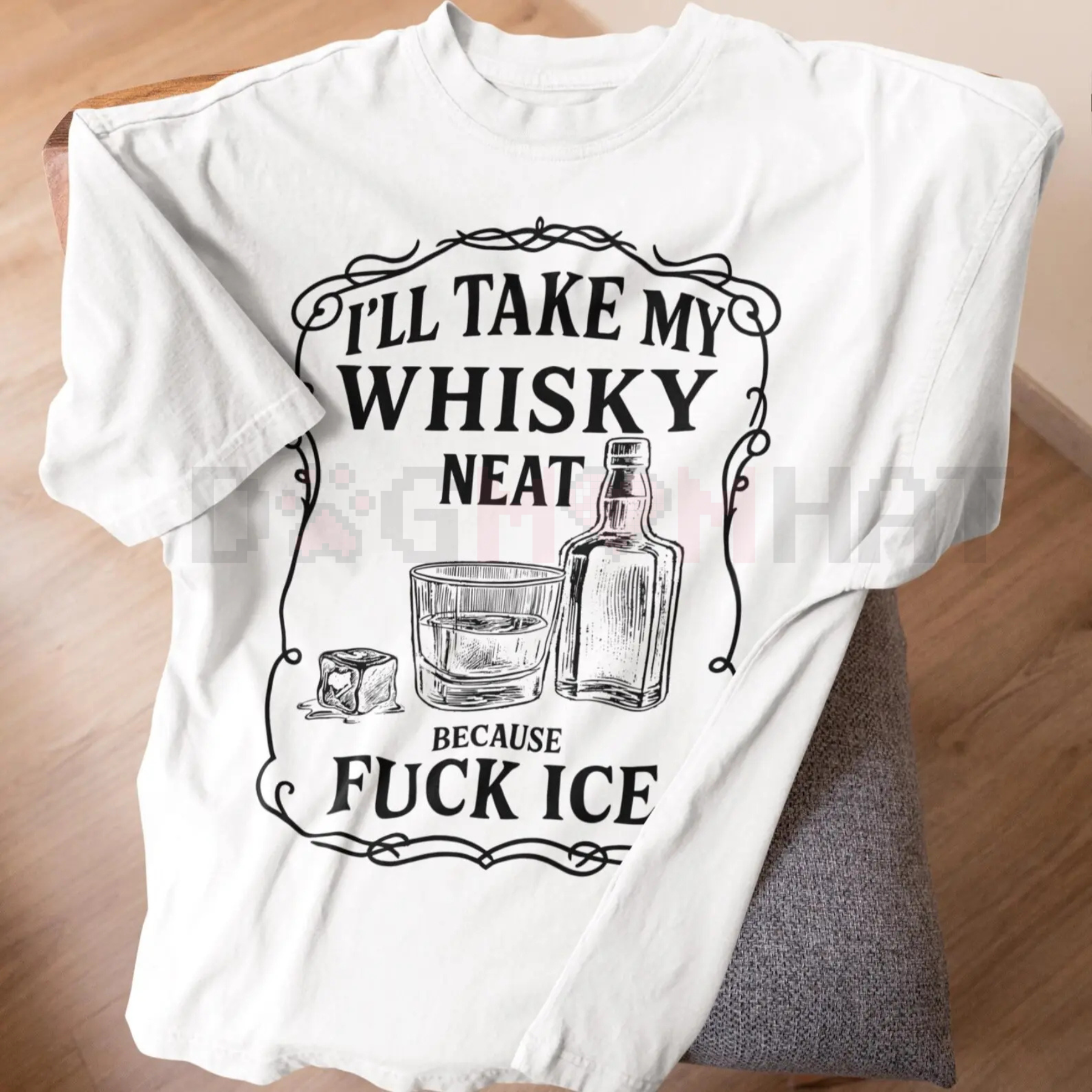Pro-Immigrant "I'll Take My W Neat F ICE" T-Shirt