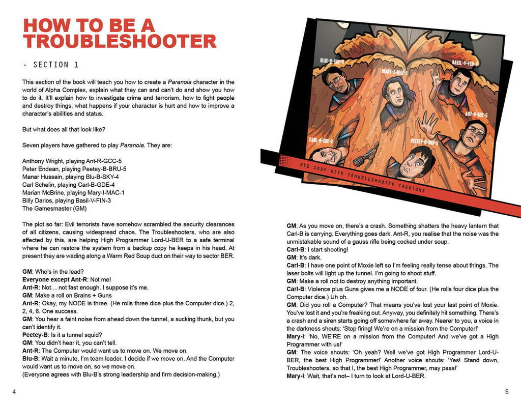 Paranoia RPG: Red Clearance Core Starter Set