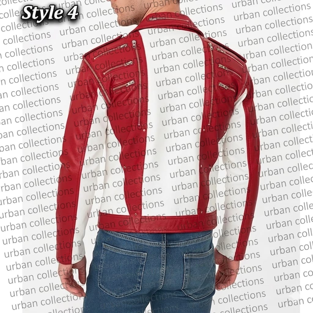 Michael Jackson Pepsi Zipper Leather Jacket
