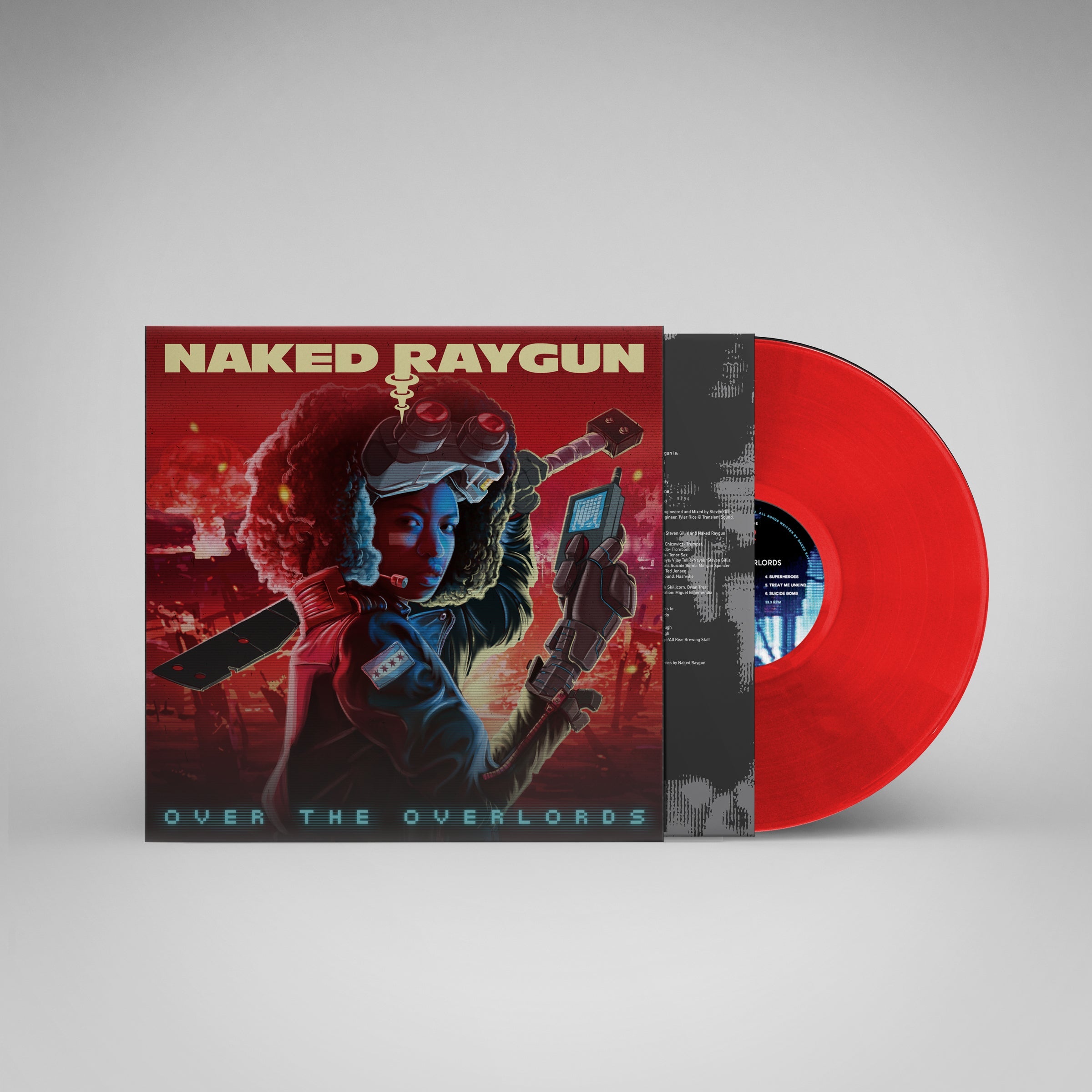 Naked Raygun "Over The Overlords" LP