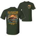Retro Alligator Alcatraz T-Shirt – Funny Florida Everglades Double-Sided Tee, Southern Swamp Humor Shirt for Men & Women