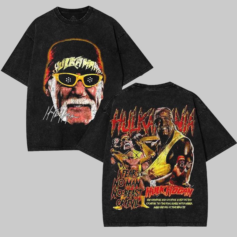Retro NWO Hulk Hogan T-Shirt – Vintage Wrestling Oversized Tee