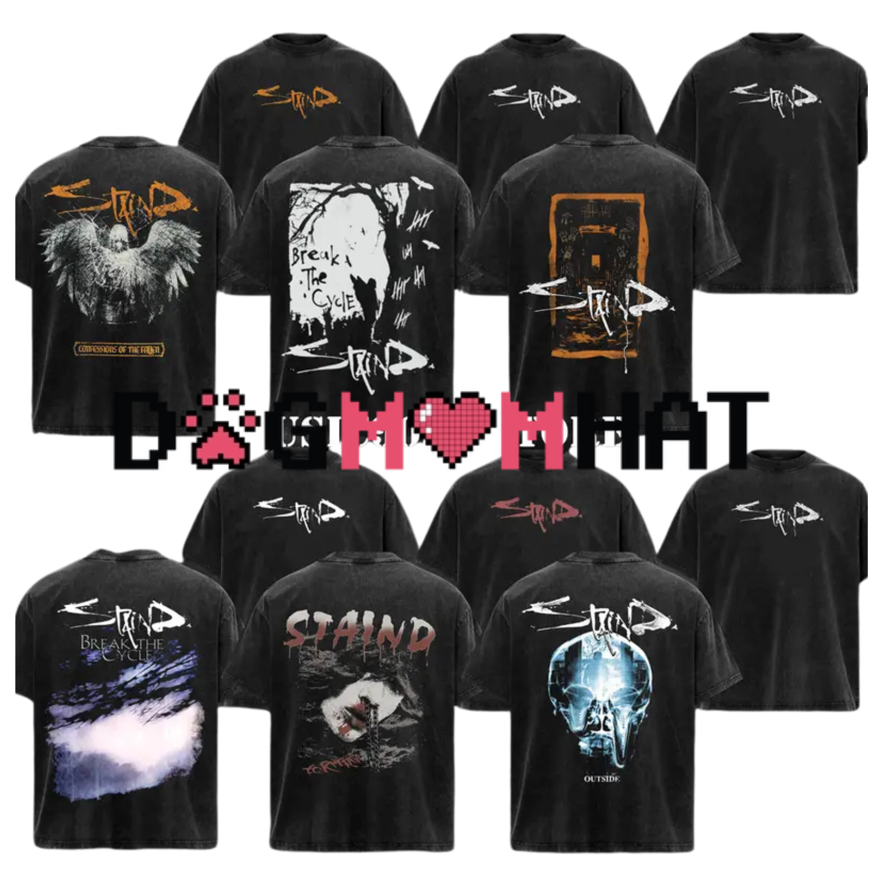 Retro Staind "Break The Cycle" T-Shirt – Vintage Rock Band Tee