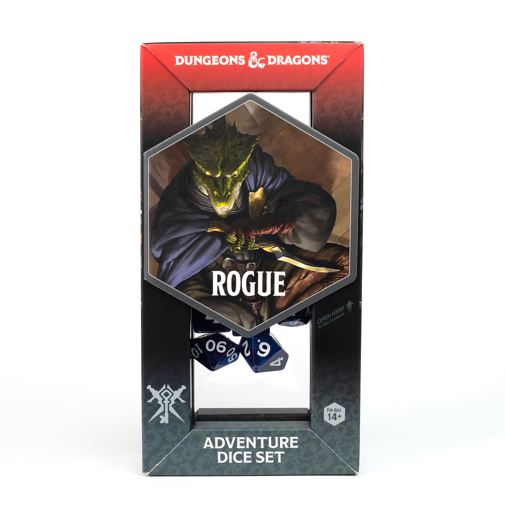 D&D Adventure Dice Set - Rogue Edition | Purple 15pc Collection