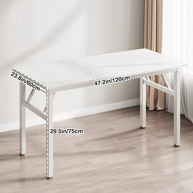 Writing Table,Sturdy And Heavy Duty Folding Computer Desks For Small Space/Home