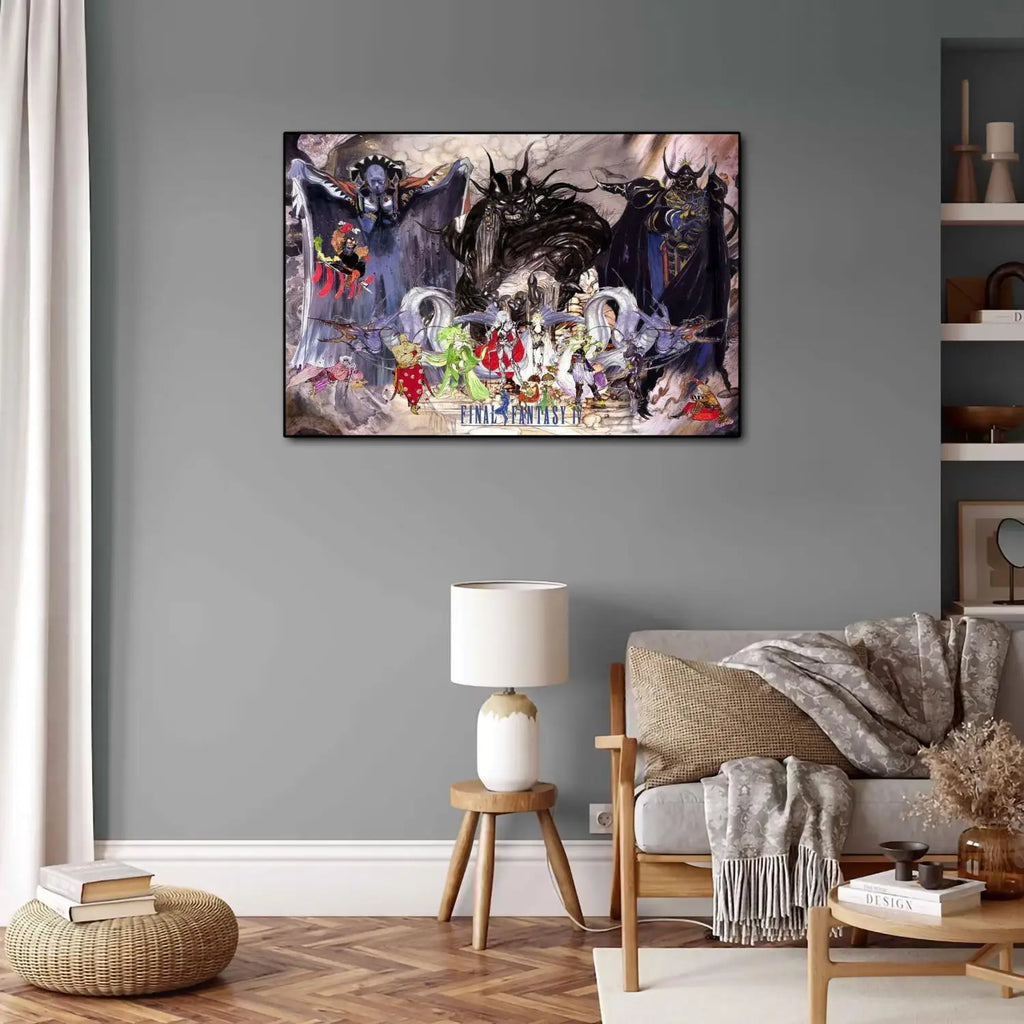 Yoshitaka Amano Final Fantasy Anime Video Game Canvas Art Poster and Wall Art Picture Print Modern Family bedroom Decor Posters