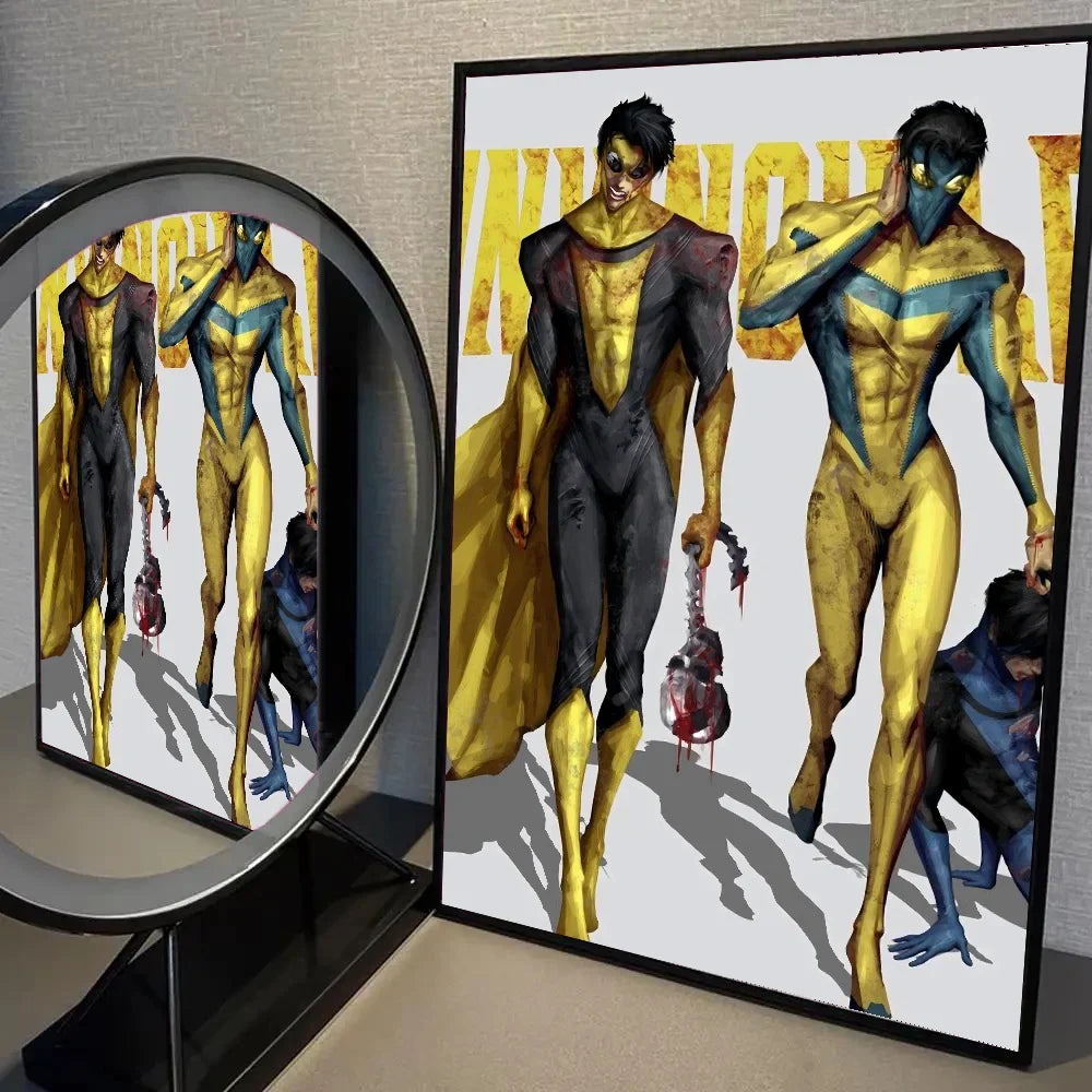 Super-Man Us Anime I-Invincible Poster HD Posters Home Room Bar Cafe Decor Art Wall Painting Picture