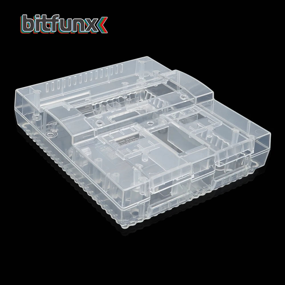 Super Nintendo Replacement Console Shell Housing SNES Clear Translucent