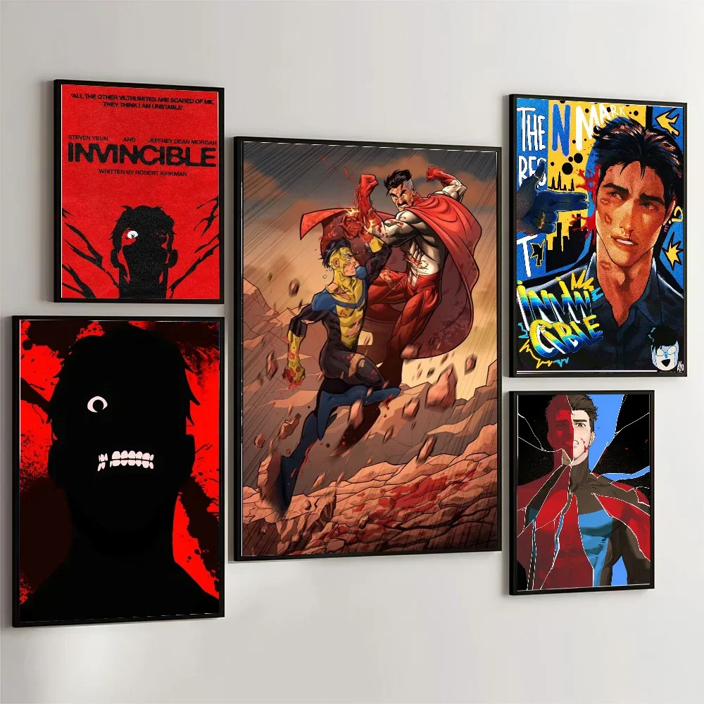 Super-Man Us Anime I-Invincible Poster HD Posters Home Room Bar Cafe Decor Art Wall Painting Picture